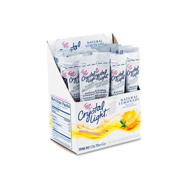 Marjack Crystal Light On-The-Go Mix Sticks, Lemonade, 0.17 oz., 30/Box KRF79660 - main